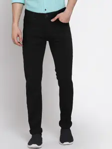 Pepe Jeans Men Black Slim Fit Mid-Rise Clean Look Jeans