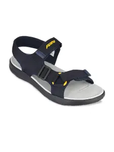 FURO by Red Chief Men Navy Blue Solid Sports Sandals