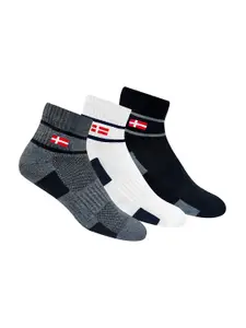 KOPNHAGN Men Pack Of 3 Assorted Above Ankle-Length Socks