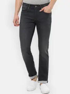 Louis Philippe Jeans Men Charcoal Grey Slim Fit Jeans