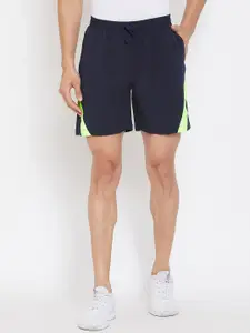 PERFKT-U Men Navy Blue Solid Regular Fit Training Shorts