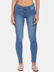 Cherokee Women Blue Slim Fit Mid-Rise Clean Look Jeans
