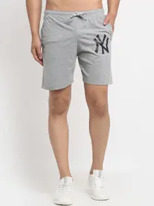 VIMAL JONNEY Men Grey Printed Regular Shorts