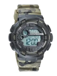 Sonata Men Black Digital Watch