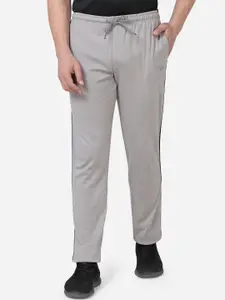 VS by Sehwag Men Grey Solid Interlock Straight-Fit Dry-Fit Track Pants