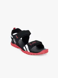 Space Men Black & Red Comfort Sandals