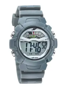 Sonata Men White & Grey Digital Watch 77109PP05