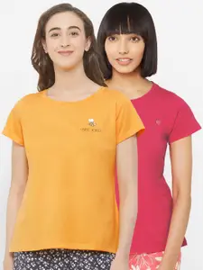 Soie Women Pack Of 2 Lounge T-Shirts