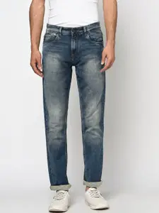 Octave Men Blue Heavy Fade Regular Fit Jeans