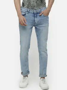 Voi Jeans Men Blue Skinny Fit Mid-Rise Clean Look Jeans
