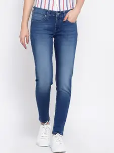 Pepe Jeans Women Blue Skinny Fit Jeans