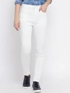 Pepe Jeans Women White Skinny Fit Jeans