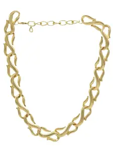 JOKER & WITCH Gold-Plated Ayla S Link Statement Necklace