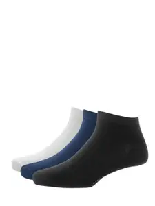 Van Heusen Men Pack Of 3 Solid Ankle-Length Socks