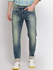 Pepe Jeans Men Blue Skinny Fit Heavy Fade Stretchable Jeans