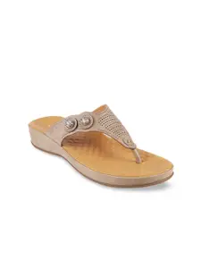 Mochi Women Tan Embellished Sandals