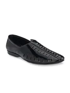 Prolific Men Black Solid Shoe-Style Sandals