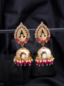 Sukkhi Maroon Contemporary Jhumkas
