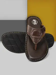 Apsis Men Brown Comfort Sandals