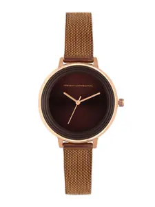 French Connection Women Brown Analogue Watch FCN0001N