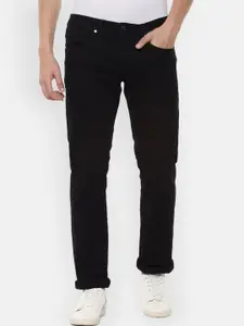 Louis Philippe Jeans Men Black Slim Fit Jeans