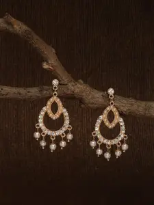 Accessorize London Ethnic Diamante Chandbali Earrings