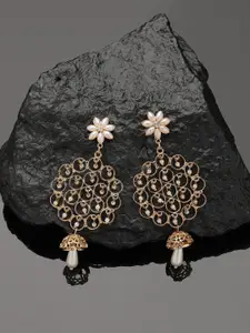 Accessorize Gold-Toned Contemporary Drop Earrings