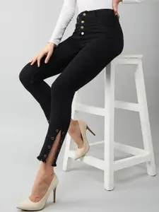 DOLCE CRUDO Women Skinny Fit High-Rise Stretchable Jeans