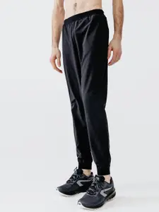 Kalenji By Decathlon Men Black Solid Slim-Fit Dry Running  Joggers