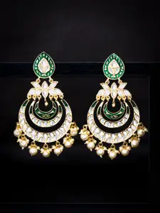Sukkhi Green Contemporary Chandbalis