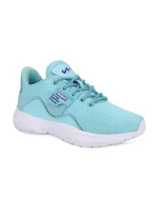 Campus Women Blue Mesh Running Shoes