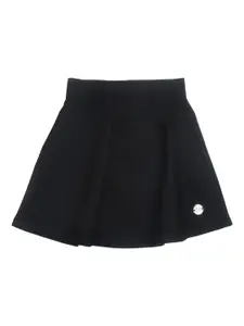 Tiny Girl Black Solid Skirt