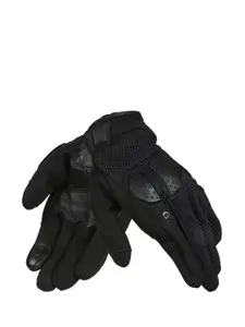 Royal Enfield Men Black Solid Trailblazer Gloves