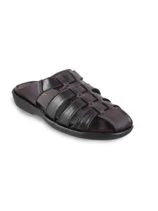 WALKWAY by Metro Men Brown & Black Comfort Sandals