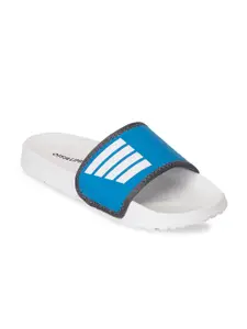 OFF LIMITS Women Blue & White Printed Sliders