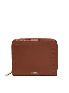 Fossil Women Brown Solid Two Fold Wallet