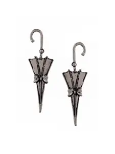 Silvermerc Designs Silver Quirky Drop Earrings