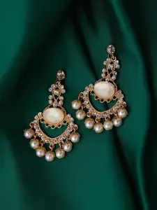 Accessorize Gold Contemporary Chandbalis Earrings