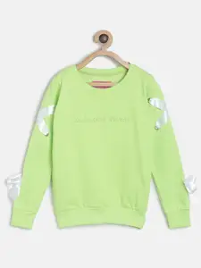 TALES & STORIES Girls Green Sweatshirt