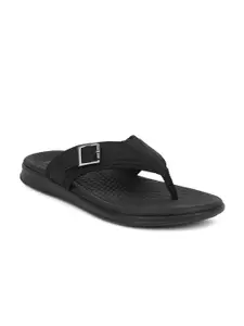 Bata comfit Men Black PU Comfort Sandals