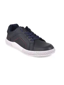 Liberty Men Navy Blue PU Track Running Shoes FELIX-1ME