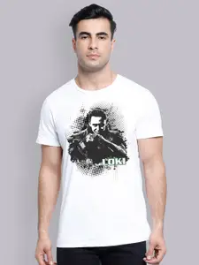 Free Authority Men White Loki Printed T-shirt