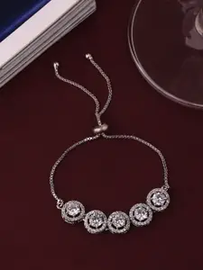 Shoshaa Silver-Plated Handcrafted Wraparound Bracelet