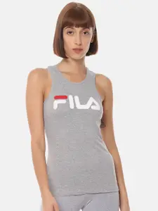 FILA DAISY Cotton Brand Logo Tank Top