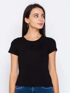 Globus Women Black   T-shirt