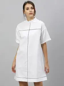 RAREISM Womans White Shirt Dress
