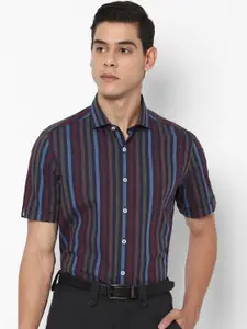 SIMON CARTER LONDON Men Multi-striped Pure Cotton Slim-Fit Casual Shirt