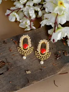 Silvermerc Designs Gold Contemporary Drop Earrings