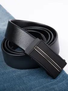 Kastner Men Black Textured Belt