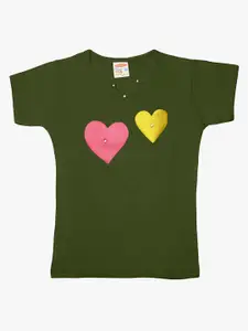 TINY HUG Girls Assorted 5   Printed Polo Collar Applique T-shirt